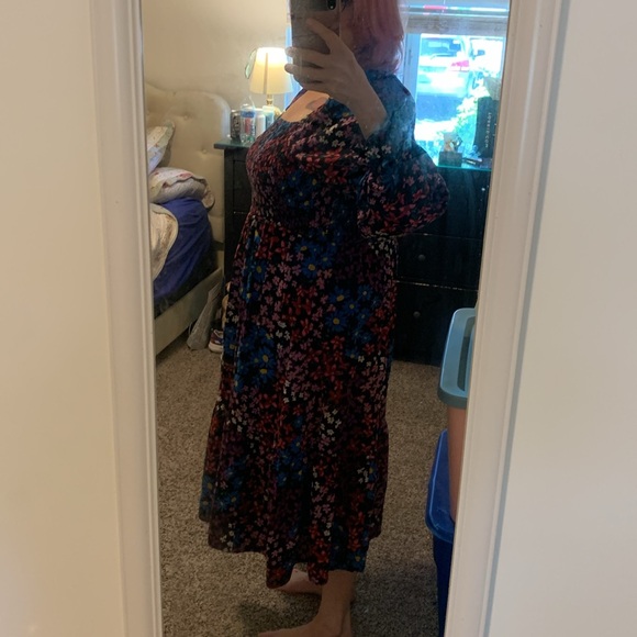 Terra and sky cottagecore dress - Picture 2 of 5